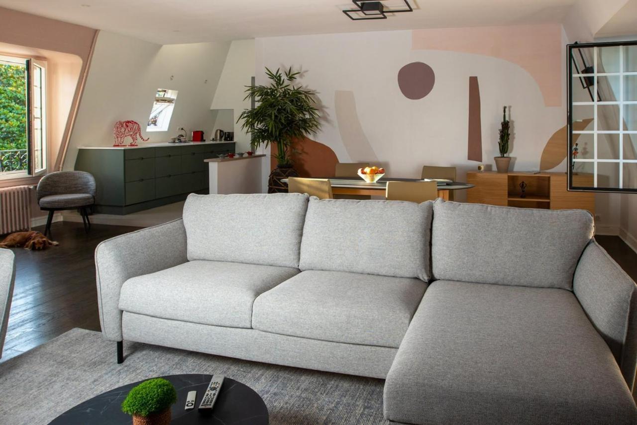 Appartement De 100M2 Dans Un Parc A 20 Mn Du Centre De Paris Garches Dış mekan fotoğraf